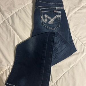 Stetson Women's Boot Cut Jeans - Dark Blue